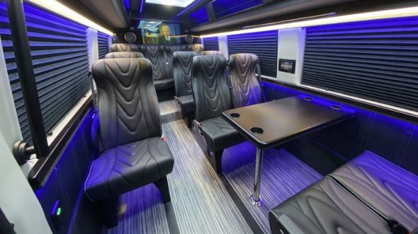 el cajon 18 passenger sprinter van interior