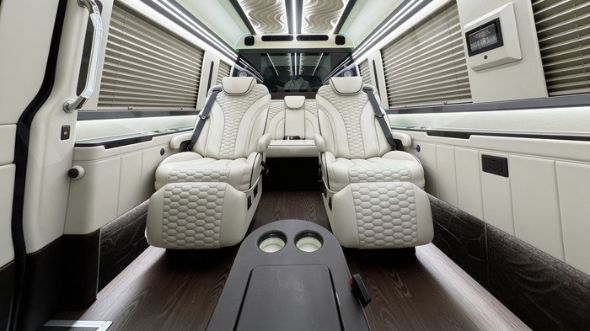 el cajon 8 passenger sprinter van interior