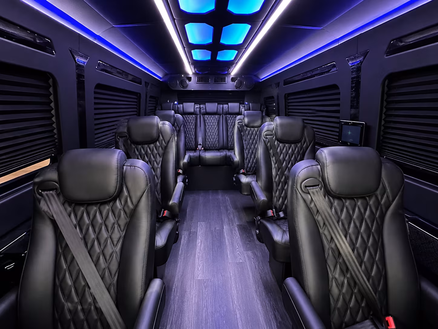 15 passenger sprinter van inside