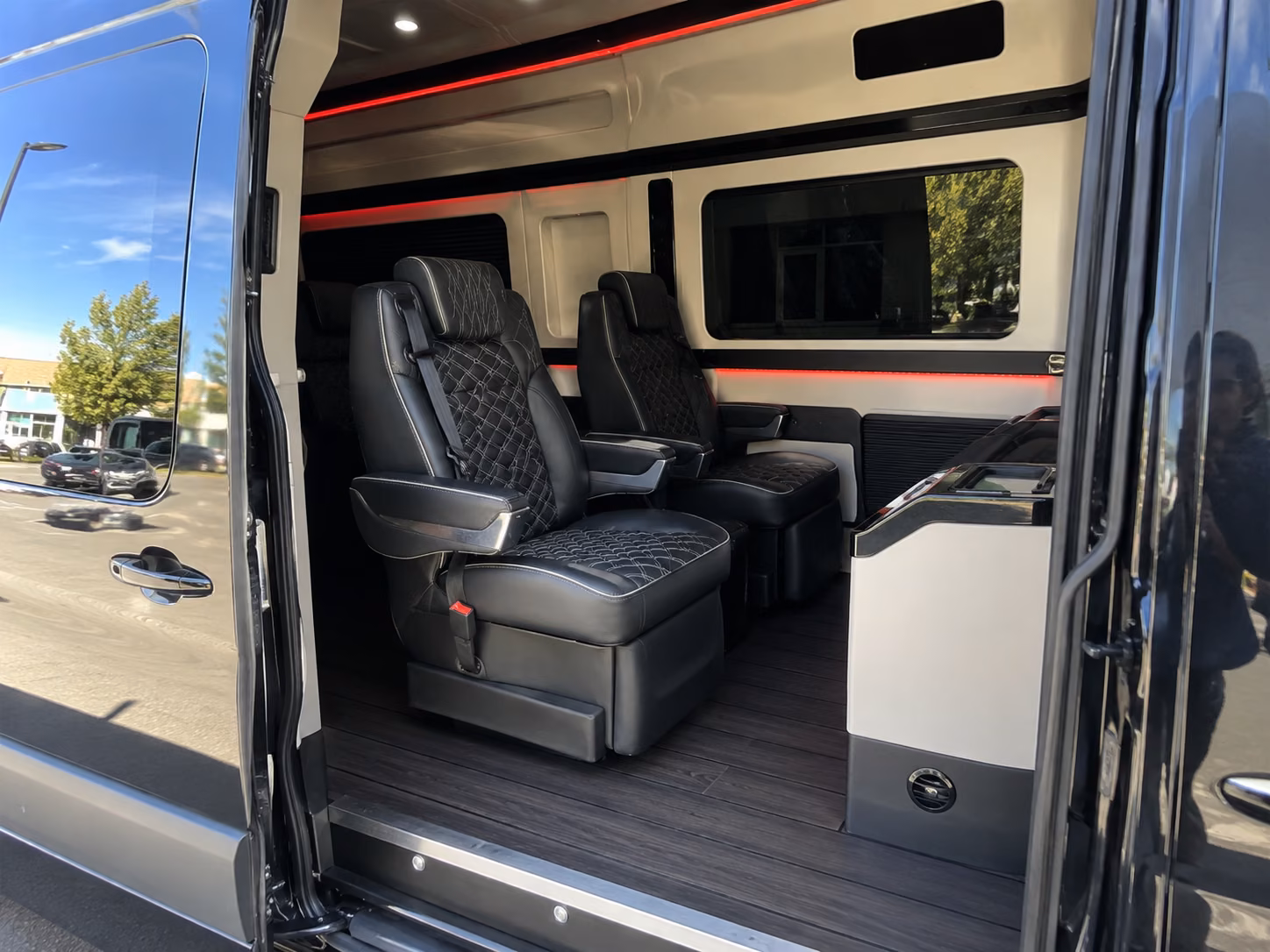 el cajon 10 passenger sprinter van interior