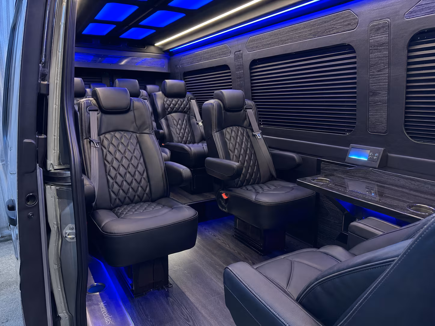 el cajon 18 passenger sprinter van interior