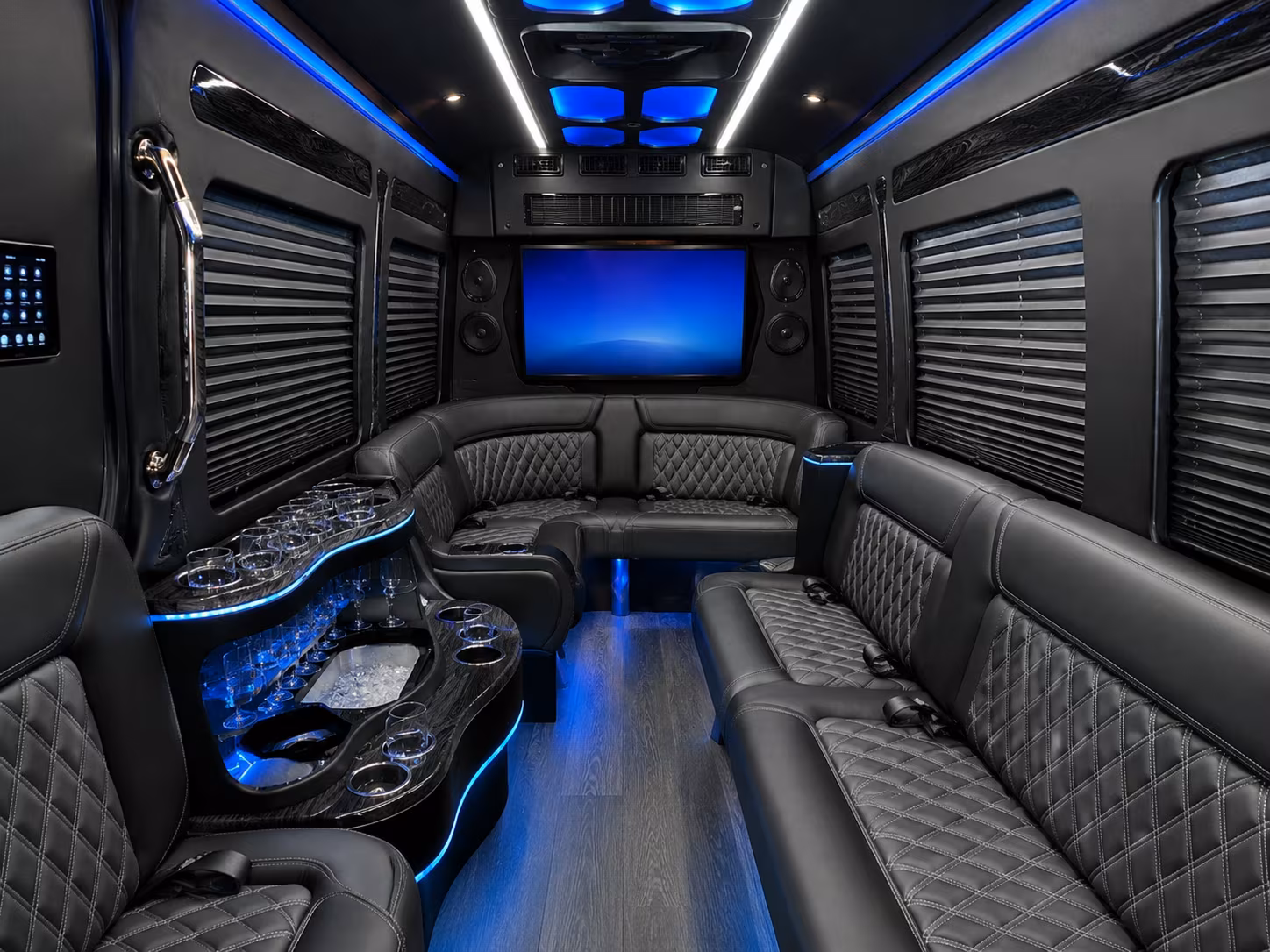 el cajon sprinter limousine inside